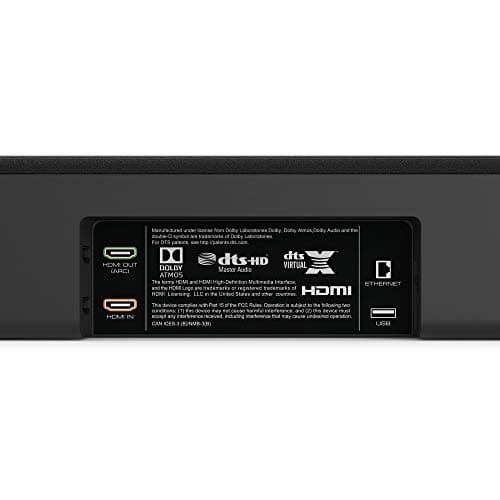 VIZIO SB36514-G6 36" 5.1.4 Premium Home Theater Sound System with Dolby Atmos and Wireless Subwoofer, Black 9