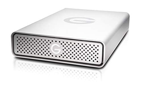 G-Technology 8TB G-Drive USB 3.0 Desktop External Hard Drive, Silver – Compact, High-Performance Storage – 0G03906