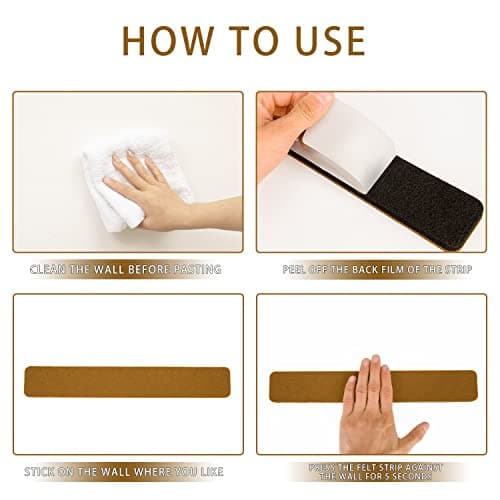 Bulletin Board Cork Board Cork Boards for Walls Cork Board for Office Pin Board Bulletin Boards for Walls (Brown) 4