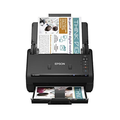 Epson Workforce ES-500W II Wireless Color Duplex Desktop Document Scanner for PCand Mac with Auto Feeder (ADF), Scan from Smartphone or Tablet 5