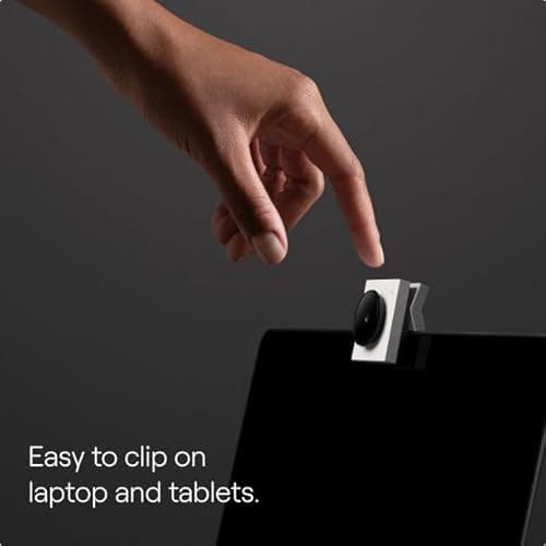 Opal Tadpole - 4K Webcam with a Clip, Built for Laptops. 4K Sensor, VisiMic Directional Microphones, Works on Mac, PC and Tablets - Black 7