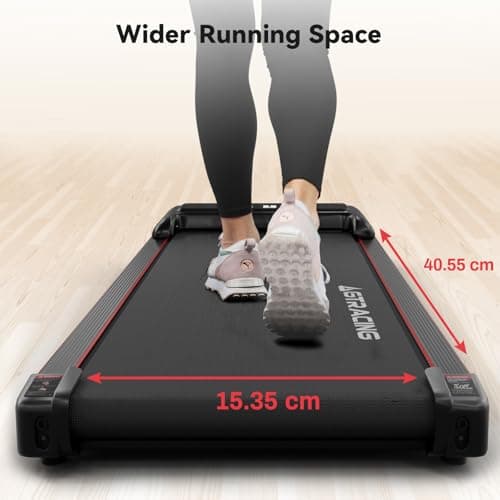 GTPLAYER Walking Pad,Treadmills for Home Office, 2.5HP Portable Under Desk Treadmill with APP, Remote Control, Led Display, 300 Lbs Capacity 5