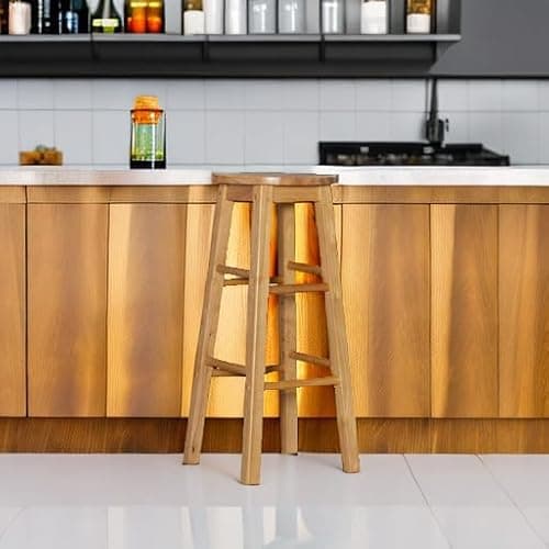 Linon 29-Inch Barstool With Round Seat 8