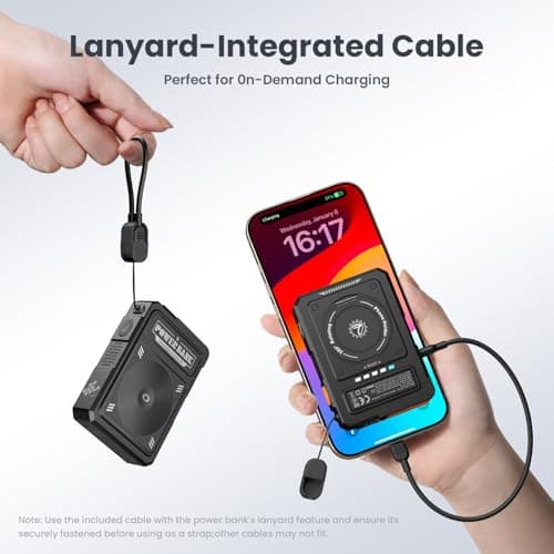 ummz for Magsafe Battery Pack 10000mAh,5-in-1 Magnetic Portable Charger with Wall Plug, Wireless Power Bank for Apple Watch,22.5W Fast Charging PowerBank for iPhone 17 Pro Max/16/15/14/13/12 Mini 8