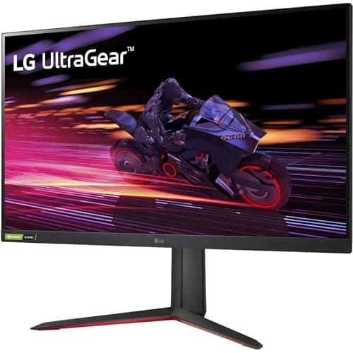 LG 32GP750-B 32 Inch QHD (2560 x 1440) IPS Ultragear Gaming Monitor with 1ms (GtG) and 165Hz Refresh Rate, NVIDIA G-SYNC Compatible with AMD FreeSync Premium, Tilt/Height/Pivot Adjustable - Black 6