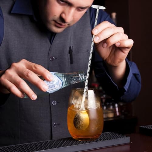 Ohtomber 24OZ Cocktail Shaker Set - Cocktail Bar Martini Drink Shaker Set with Strainer, Stainless Steel Bartender Kit Drink Mixer with Jigger, Mixing Spoon, Bar Accessories for Beginners 6