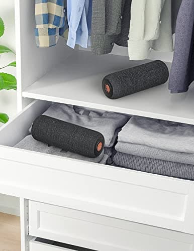 Mini Dehumidifier, Afloia Gun Safe Rechargeable Cordless with Heating Base, Quiet Small Portable for Space Room Bathroom Closet Car RV Boat, TOPZ 2+1 DG 8