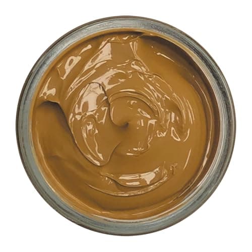M&B Shoe Cream, Shoe Polish for Leather Shoes, Leather Conditioner for Shoes, Shoe Accessories, Light Brown, 1.7 oz.