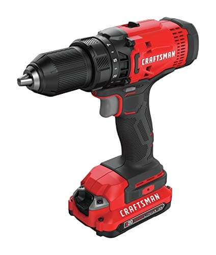 CRAFTSMAN V20 Cordless Drill/Driver Kit, 1/2 inch, Battery and Charger Included (CMCD700C1) 9