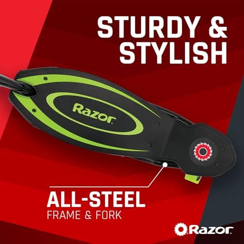 Razor Power Core E90 Electric Scooter with Hub Motor, Push-Button Throttle for Kids 8+ 5