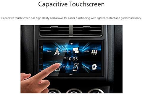 JVC KW-M150BT Bluetooth Car Stereo Receiver with USB Port – 6.75" Touchscreen Display - AM/FM Radio - MP3 Player Double DIN – 13-Band EQ (Black) 5