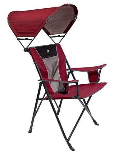 GCI Outdoor Sunshade Comfort Pro Chair, Cinnamon Red