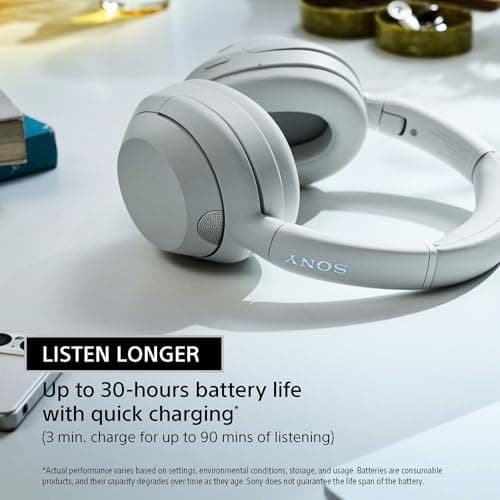 Sony ULT WEAR Over-Ear Noise Canceling Bluetooth Headphones with Alexa Built-in, Comfortable Design, 30-Hour Battery, Massive Bass, & Signature Noise Canceling Found in 1000X Series, Black 9