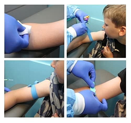 Helsevesen Comfortable Padded Blood Drawing Chair, Phlebotomy Chair with Adjustable Armrest (Gray.2309) 6