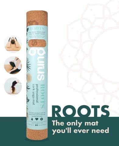 GURUS Sweat Proof Durable Cork Yoga Mat Thick Non Slip Exercise Mat for Home Workout (Cork Yoga Mat) 6