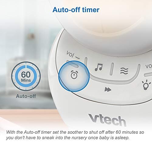VTech Communications BC8211 Myla The Monkey Baby Sleep Soother with a White Noise Sound Machine Featuring 5 Soft Ambient Sounds, 5 Calming Melodies & Soft-Glow Night Light, 1 Count (Pack of 1) 8
