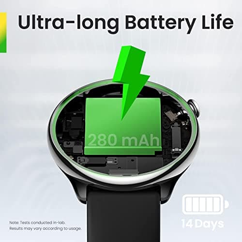 Amazfit GTR Mini Smart Watch 43mm, 14-Day Battery Life, GPS, AI Fitness App Enabled, Heart Rate & Sleep Health Monitoring, Activity Trackers and Smartwatches, Android iPhone Compatible, Black 5