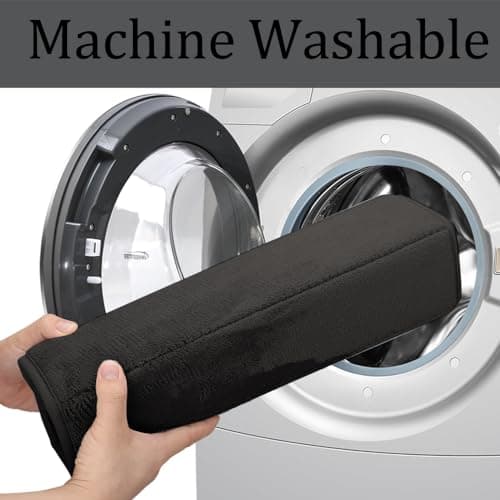 Bathroom Rugs Set Memory Foam Bath Rugs Non-Slip Bath Mat Set 3 Piece,Washable Bathroom Mats,Absorbent Shaggy Rugs Super Soft U-Shaped Toilet Rug,Bahroom Carpets for Bathroom,Tub,Shower（Black） 8