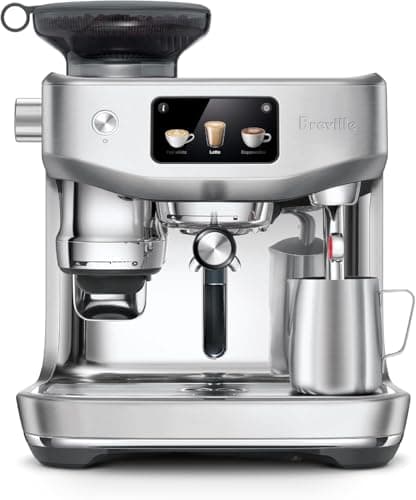 POHNUI Breville Oracle Jet Espresso Machine, Brushed Stainless Steel