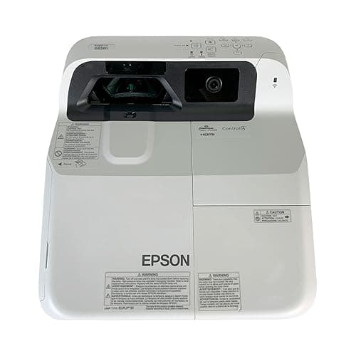 Epson BrightLink 685Wi Projector Ultra Short Throw 1080p H741A ECO, Bundle HDMI Cable, Remote Control, Power Cable