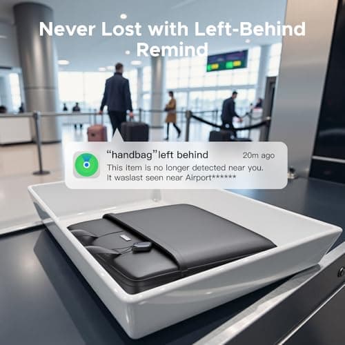 UGREEN FineTrack Air Tracker Tags (iOS Only) 4 Pack, 2-Year Replaceable Battery Bluetooth Tracker Compatible with Apple Find My, Item Finder Smart Tag for Keys, Luggage - [Apple Find My Certified] 6