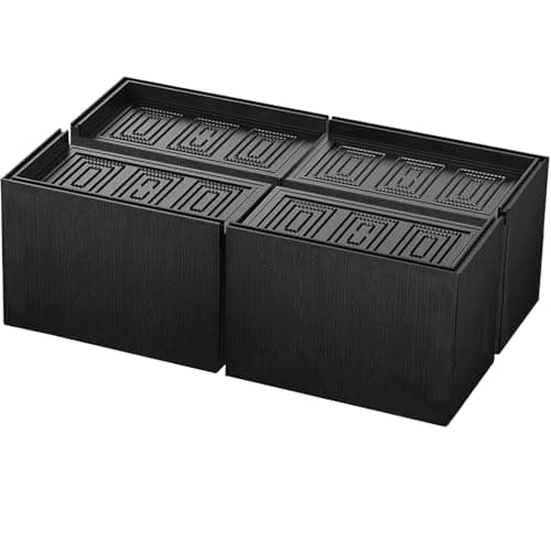 MYMULIKE Bed Risers 3 inch, 11000lbs Heavy Duty Oversized Rectangle Bed Lfits Risers, L Shape Wide Opening Furniture Risers for Bed, Couch, Desk, Chair, Soft, Platform, Dorm