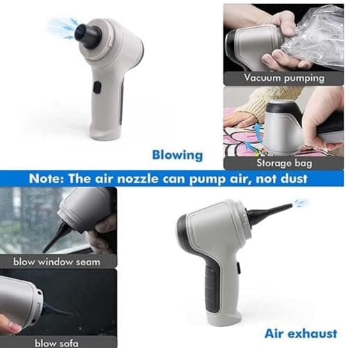 mcgotasy 3-in-1 Wireless Smart Vacuum Cleaner, Cordless Vacuum Cleaner (Gray(12000PA)) 6