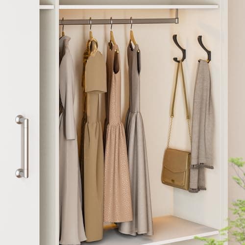 Coat Hooks for Hanging Heavy Duty - Extra Large (5.4 inch) Wall Mount Hooks for Backpacks, Purses, Clothes, Towels, Bags - Black Metal Screw-in Hooks for Mudroom, Closet, Door, Bathroom - 4 Pack 6