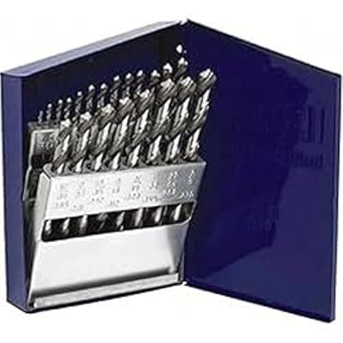 Irwin Tools IRWIN Drill Bit Set, Cobalt Alloy Steel, Jobber, Fractional, 21-Piece (63221)