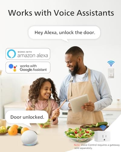 Philips Smart Lock with Handles, Keyless Entry Door Lock Set, Keypad Door Lock with 2 Level Handles, Digital Keypad Deadbolt for Front Door, App Fingerprint PIN Code Unlocking, Auto Locking 5