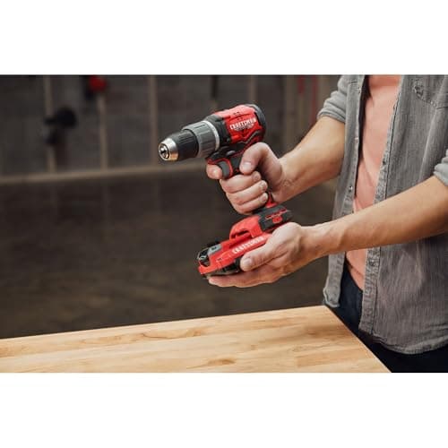 CRAFTSMAN RP+ Cordless Drill/Driver Kit, with 2 Batteries and Charger, Brushless (CMCD713C2) 11