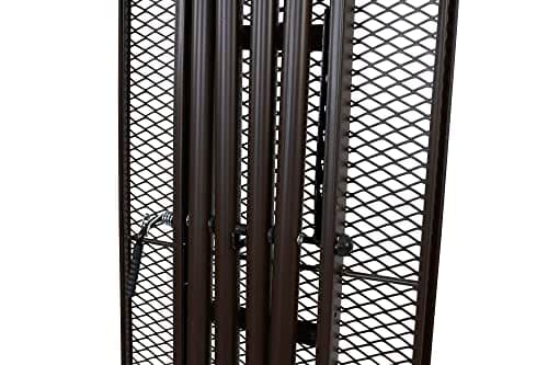 Household Essentials Ultra Ironing Board, 4-Leg, with Steel Top and Iron Rest, Cotton Cover with Fiber Pad, Heat and Stain Resistant, Antique Bronze Frame 6