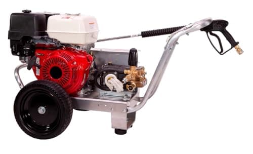 Pressure-Pro Eagle II EB4040HA Belt Driven 4000 PSI Cold Water Pressure Washer, 4.0 GPM, GX390 Engine, Includes Spray Gun and Extension Wand, 5 QC Nozzle Tips, 3/8-inch x 50-Foot Non-Marking Hose