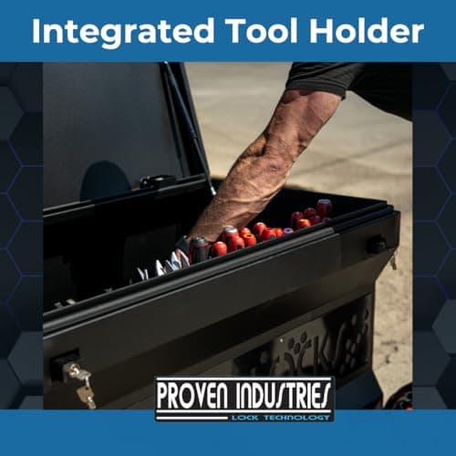 Proven Industries 48" Job Site Box, Heavy Duty Steel Tool Box, Made in the USA 5
