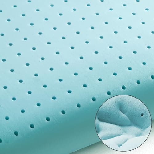 VOYERO Soft Memory Foam Pillow for Back and Side Sleeper,Ventilated and Breathable Cooling Gel Pillow for Sleeping,Oeko-TEX & CertiPUR-US Double Certification,23.5x14x5 Inches (1 Pack) 8
