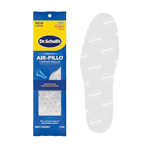 Dr. Scholl's AIR-PILLO Insoles // Ultra-Soft Cushioning and Lasting Comfort with Two Layers of Foam that Fit in Any Shoe - One pair