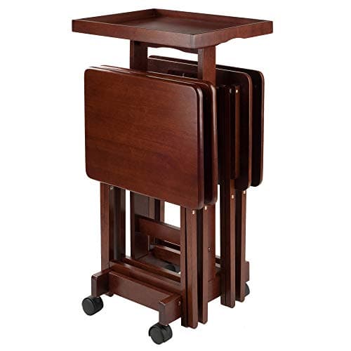 Winsome 6-Piece Snack Table, Walnut (94828) 6