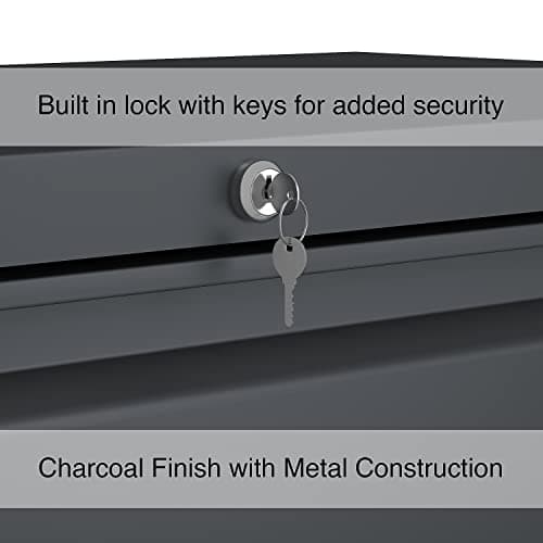 Lorell 4-Drawer Lateral File, 42 by 18-5/8 by 52-1/2-Inch, Charcoal 6