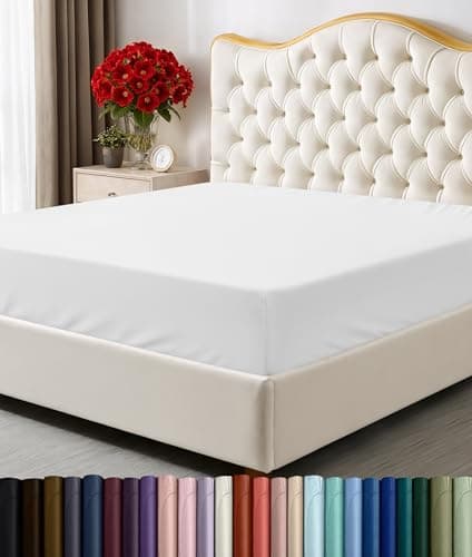 Utopia Bedding Full Fitted Sheet - Bottom Sheet - Deep Pocket - Soft Microfiber - Shrinkage and Fade Resistant - Easy Care -1 Fitted Sheet Only (White)