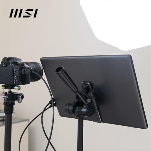 MSI PRO MP161 E2 Portable Monitor 15.6 Inches Full HD – IPS Panel 1920 x 1080, 60Hz, Practical (PC, Laptop, Mobile), Enhanced Speakers, Frame & Stand – Mini-HDMI 2.0b, 2 x USB Type-C 6
