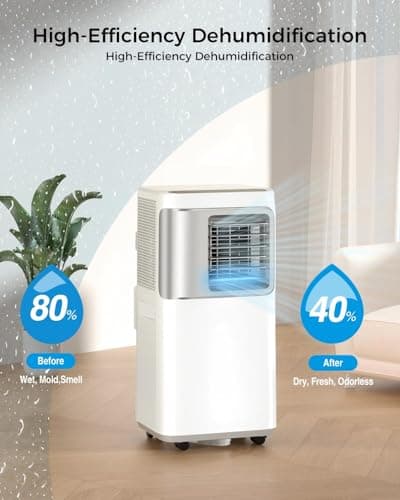 Portable Air Conditioners 16,000 Btu AC Unit 5 in 1 Wifi Smart Air Conditioner with APP, Fan & Dehumidifier, Remote, 24H, Window Kits Included Cooling for Large Room Indoor 7