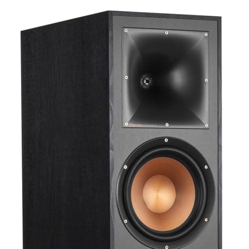 Klipsch Reference R-620F Floorstanding Speaker, Black Textured Wood Grain Vinyl, Pair 7