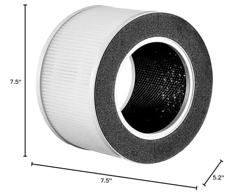TREDY H13 Grade HEPA Air Purifier Replacement Filter for Smoke, Smokers, Dust, Odors, Pet Dander, TD-1500, 1 Pack 7