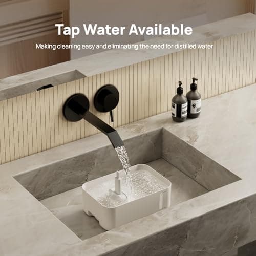 Wooohoo Evaporative Humidifier for Bedroom, 5L Quiet No Mist Humidifier With Aroma Diffuser, 14H Timer, Top-Fill, 5 Speed, No White Dust, Easy to Clean, for Baby, Nursery, Home & Office 5