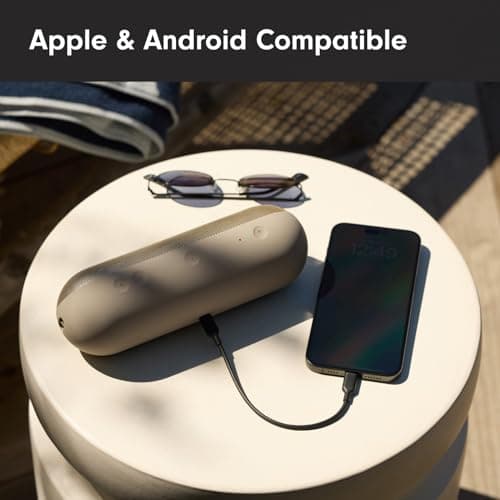 Beats Pill - Portable Bluetooth Speaker- Up to 24H Battery Life, Water Resistant, Bluetooth, Apple & Android Compatible, Seriously Loud Sound for Home, Outdoor and Travel- Champagne Gold 5