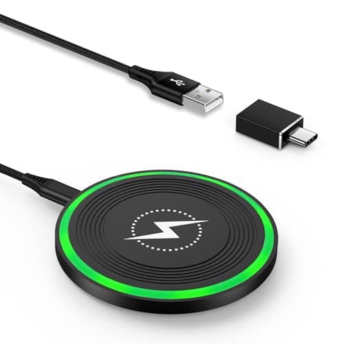 15W Wireless Charger Fast Charging for Moto Edge Plus 2023 Razr Plus 2024,G Power Stylus 2024 2023,Wireless Phone Charging Station Pad for Samsung Galaxy Z Fold SE Z Flip 6 5 S24 FE Ultra S23 S22 Plus