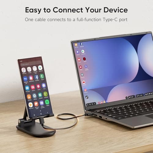 Portable Monitor with Keyboard, 14.1Inch Lapdock Monitor Built-in 5000mAh Battery, 1080P HDR IPS Portable Display for Laptop, Steam Deck, Nintendo Switch, Windows, Mac 4