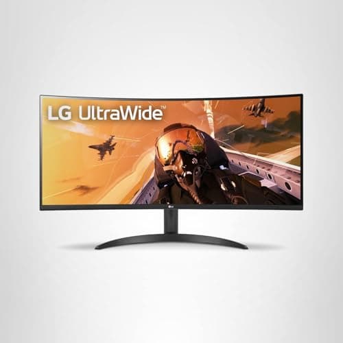 LG 34WP60C-B 34-Inch 21:9 Curved UltraWide QHD (3440x1440) Gaming Computer Monitor with 160Hz sRGB 99% Color Gamut and HDR 10, AMD FreeSync Premium and 3-Side Virtually Borderless Screen Tilt,Black 10