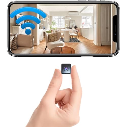 Mini Security Wireless 2025 Camera Small Home WiFi 1080P Micro HD Magnetic Nanny Cam with Motion Detection,Cloud & SD Storage,Night Vision,Can No Need WiFi Cams Tiny Cameras for Home Indoor Outdoor