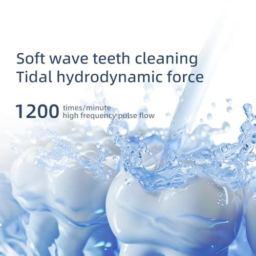 Water Dental Flosser - yayisheng, Portable Cordless Oral Irrigator 3 Modes & 150ML Pull-Out Type Detachable Tank, 6 Jet Tips, IPX7 Waterproof 6